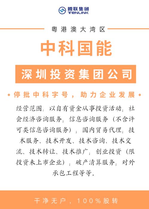 中科國能 深圳投資集團(tuán)搶灘粵港澳大灣區(qū)，信息服務(wù)助力區(qū)域經(jīng)濟(jì)新飛躍